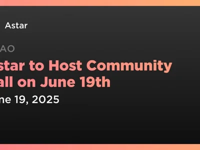 Astar to Host Community Call on June 19th - Crypto, astar, Coindar, japan
