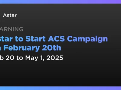 Astar to Start ACS Campaign on February 20th - astar, japan, chain, Coindar, Crypto, astr