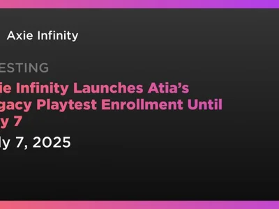 Axie Infinity Launches Atia’s Legacy Playtest Enrollment Until July 7 - one, axs, Crypto, Coindar, game, ethereum, infinity, pvp