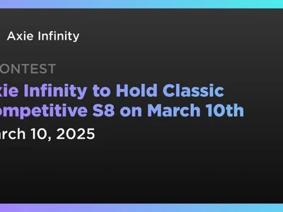 Axie Infinity to Hold Classic Competitive S8 on March 10th - ethereum, pvp, game, Coindar, one, infinity, axs, new, Crypto