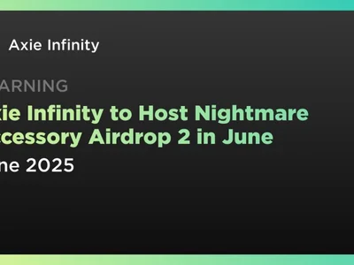 Axie Infinity to Host Nightmare Accessory Airdrop 2 in June - Crypto, pvp, one, Coindar, game, axs, ethereum, infinity