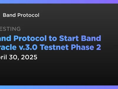 Band Protocol to Start Band Oracle v.3.0 Testnet Phase 2 - data, Crypto, band, world, Coindar, oracle, router protocol