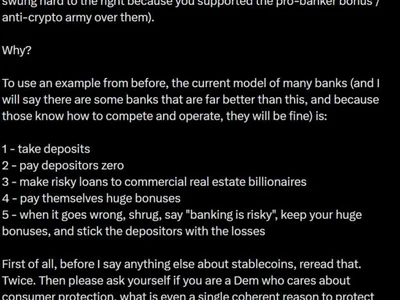 Bank lobby is 'panicking' about yield-bearing stablecoins — NYU professor - Cointelegraph, tether, stablecoin, yield, Crypto, sec, usp, pi protocol, visa, america, bitcoin