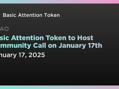 Basic Attention Token to Host Community Call on January 17th - bat, Coindar, Crypto