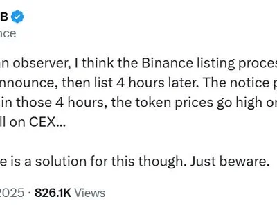 Binance co-founder clarifies token listing process amid TST controversy - second, tst, token, changpeng zhao, Crypto, three, Cointelegraph, cex, four