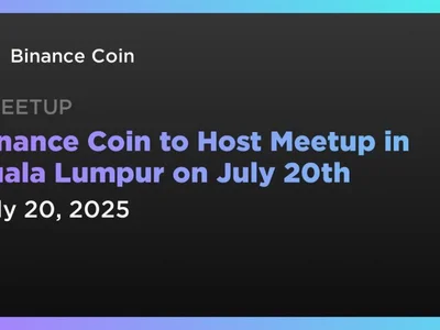 Binance Coin to Host Meetup in Kuala Lumpur on July 20th - three, chain, smart, bnb, Coindar, ethereum, Crypto
