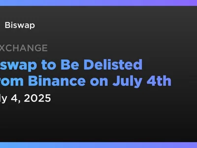 Biswap to Be Delisted From Binance on July 4th - Crypto, biswap, Coindar, bsw, token