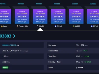 Bitcoin solo miner banks $350K with 2.3 petahash in ‘incredible odds’ - block, second, solo, one, Cointelegraph, Crypto, asic, bitcoin, miner