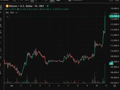 Bitcoin surges above US$116,000 - Crypto, bitcoin, Forexlive