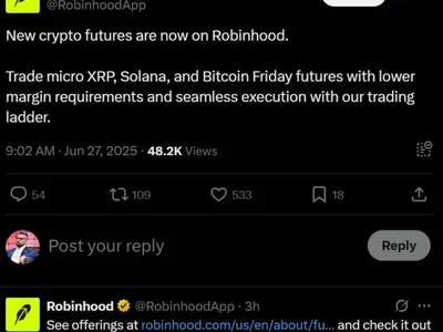 Bitcoin, XRP, SOL futures launch on Robinhood - may, xrp, Cointelegraph, bitcoin, Crypto, solana, crypto