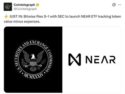 Bitwise throws spot NEAR ETF in race for SEC approval - aptos, Cointelegraph, Crypto, doge, ai, litecoin, 2024, near, hedera, xrp, avalanche, bitcoin, ethereum, chainlink, polkadot, etf, ada, three, cardano, second, spot, solana, sec, dogecoin