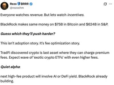 BlackRock Bitcoin ETF earns more than its flagship S&P 500 fund - ibit, Cointelegraph, Crypto, etf, bitcoin, crypto