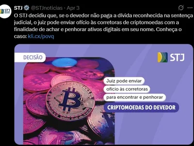 Brazilian court authorizes crypto seizure for debt collection — Report - second, Crypto, Cointelegraph, value, crypto
