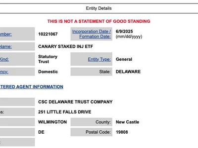 Canary Capital spins up Delaware trust for staked Injective ETF - etf, tron, Crypto, dappradar, rex, solana, sec, eth, injective, inj, Cointelegraph, crypto, april, trump