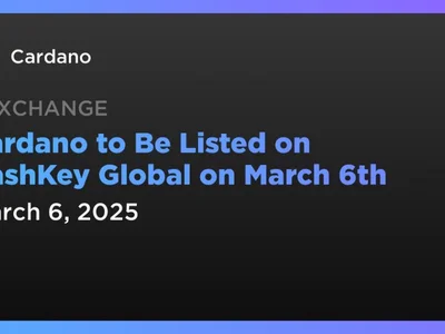 Cardano to Be Listed on HashKey Global on March 6th - ethereum, ada, Coindar, one, Crypto, cardano