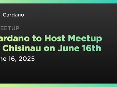 Cardano to Host Meetup in Chisinau on June 16th - ada, one, Crypto, Coindar, cardano, ethereum