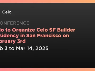 Celo to Organize Celo SF Builder Residency in San Francisco on February 3rd - celo, mobile, Coindar, earn, Crypto