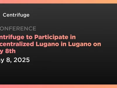 Centrifuge to Participate in Decentralized Lugano in Lugano on May 8th - defi, Coindar, centrifuge, Crypto, cfg, real