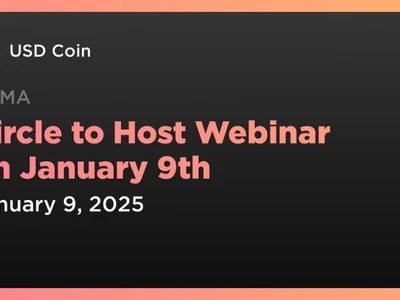 Circle to Host Webinar on January 9th - Coindar, coin, stablecoin, stellar, circle, algorand, Crypto, solana, usdc, second