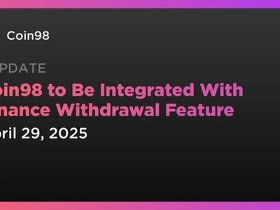 Coin98 to Be Integrated With Binance Withdrawal Feature - Coindar, polygon, coin98, terra, ethereum, wallet, c98, solana, Crypto, defi, avalanche