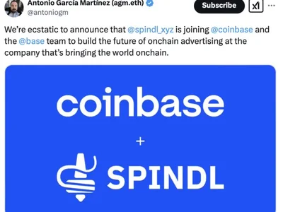 Coinbase acquires ads platform Spindl to tackle ‘onchain discovery problem’ - coin, one, Cointelegraph, ethereum, Crypto, onchain, base, crypto