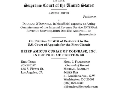 Coinbase files brief with US Supreme Court in support of taxpayers' privacy - john, Cointelegraph, crypto, Crypto