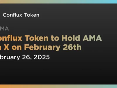 Conflux Token to Hold AMA on X on February 26th - ai, ama, conflux, token, Coindar, Crypto, memecoin, cfx, xspace