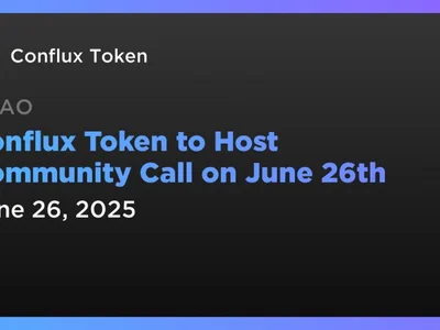Conflux Token to Host Community Call on June 26th - token, Coindar, Crypto, cfx, conflux, dforce