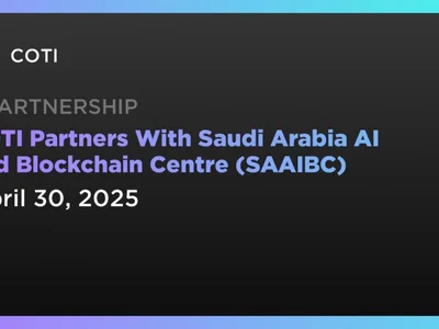 COTI Partners With Saudi Arabia AI and Blockchain Centre (SAAIBC) - coti, dag, Coindar, Crypto
