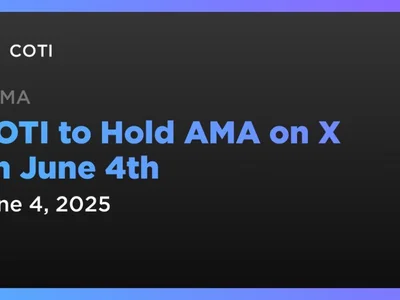 COTI to Hold AMA on X on June 4th - ama, coti, Coindar, Crypto, dag