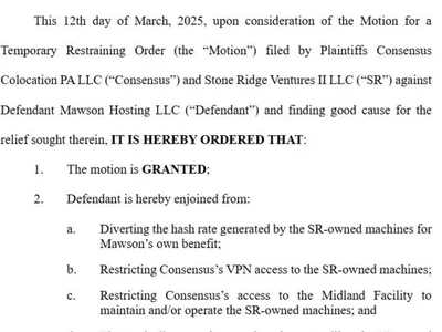 Court says Bitcoin mining host can’t block tenant access to its rigs - bitcoin, Cointelegraph, Crypto