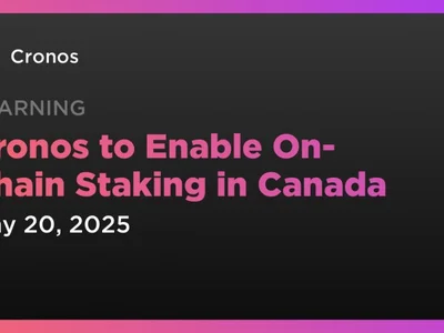 Cronos to Enable On-Chain Staking in Canada - dot, eth, Coindar, cro, ethereum, Crypto, cronos