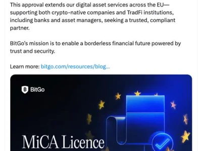 Crypto custodian BitGo secures MiCA license in Germany - Cointelegraph, bitcoin, Crypto