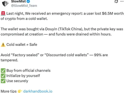 Crypto user loses $6.9M to a cold wallet from China’s TikTok - Cointelegraph, Crypto, bitcoin, wallet, crypto