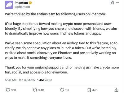 Crypto wallet Phantom confirms it won’t launch a token amid airdrop rumors - donald trump, one, Crypto, wallet, Cointelegraph, three, crypto, second, solana