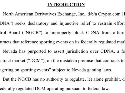 Crypto.com sues Nevada gaming body over block on sports event contracts - Cointelegraph, crypto, Crypto