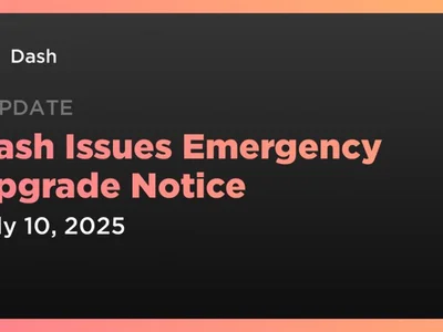 Dash Issues Emergency Upgrade Notice - Coindar, bitcoin, one, dash, Crypto