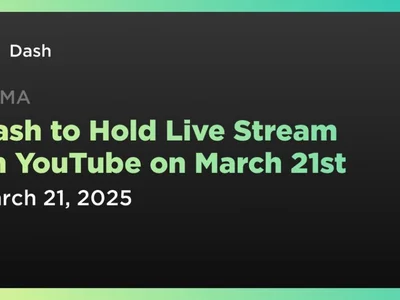Dash to Hold Live Stream on YouTube on March 21st - bitcoin, dash, one, Crypto, fast, Coindar