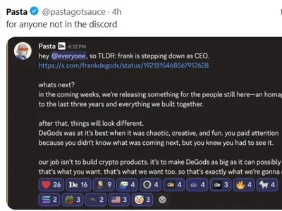 DeGods NFT founder steps down as collection gains traction - Cointelegraph, one, solana, ethereum, Crypto, nft