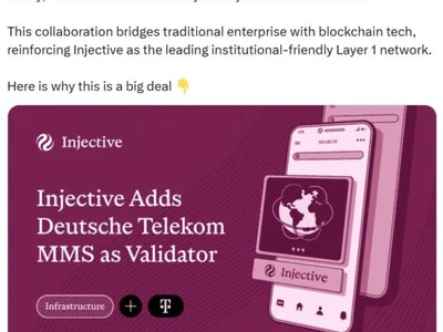 Deutsche Telekom subsidiary becomes a validator for Injective blockchain - bitcoin, cronos, polygon, Cointelegraph, one, Crypto, inj, injective, celo
