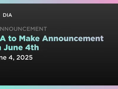 DIA to Make Announcement on June 4th - chain, Coindar, Crypto, dia, data
