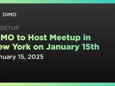 DIMO to Host Meetup in New York on January 15th - nyc, Coindar, Crypto, dimo, data