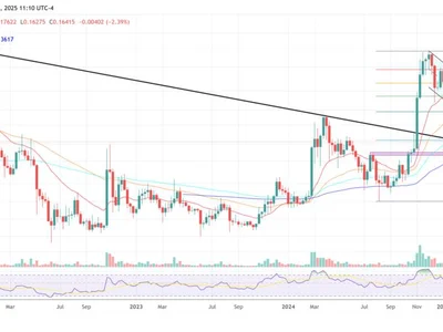 Dogecoin At Make-Or-Break Point After Multi-Year Trendline Test - fibonacci, level, meme, doge, Crypto, NewsBTC, dogecoin