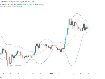 Dogecoin Bollinger Squeeze Signals ‘Huge Move’ Ahead, Analyst Warns - doge, bands, Crypto, NewsBTC, may, dogecoin