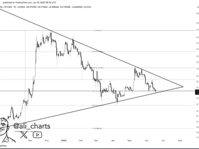 Dogecoin Breaks Free—Could Soar 60%, Analyst Says - dogecoin, triangle, doge, Crypto, ali, NewsBTC