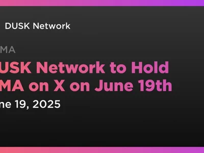 DUSK Network to Hold AMA on X on June 19th - ama, dusk, zero, Coindar, one, rwa, Crypto