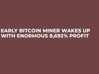 Early Bitcoin Miner Wakes Up with Enormous 8,692% Profit - early, miner, bitcoin