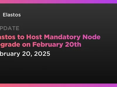 Elastos to Host Mandatory Node Upgrade on February 20th - internet, ela, Coindar, elastos, Crypto