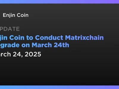 Enjin Coin to Conduct Matrixchain Upgrade on March 24th - ethereum, enj, enjin coin, Crypto, value, Coindar