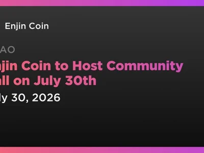 Enjin Coin to Host Community Call on July 30th